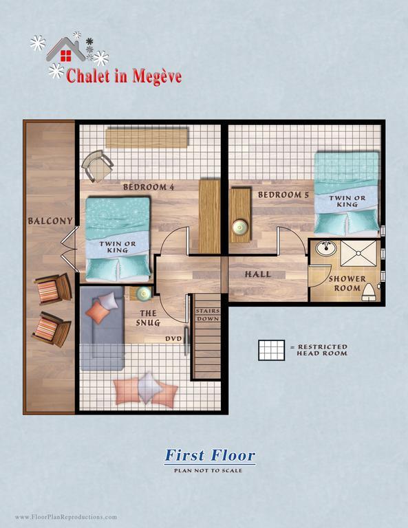 Chalet In Megeve Bed & Breakfast Room photo